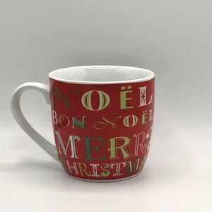 Festive Christmas Mug - Red
